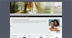 Desktop Screenshot of marriagefamilytherapist.com